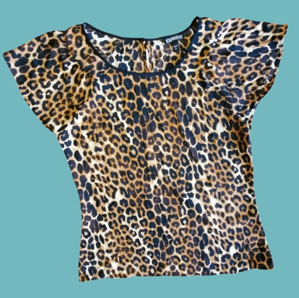 Express Leopard blouse SP